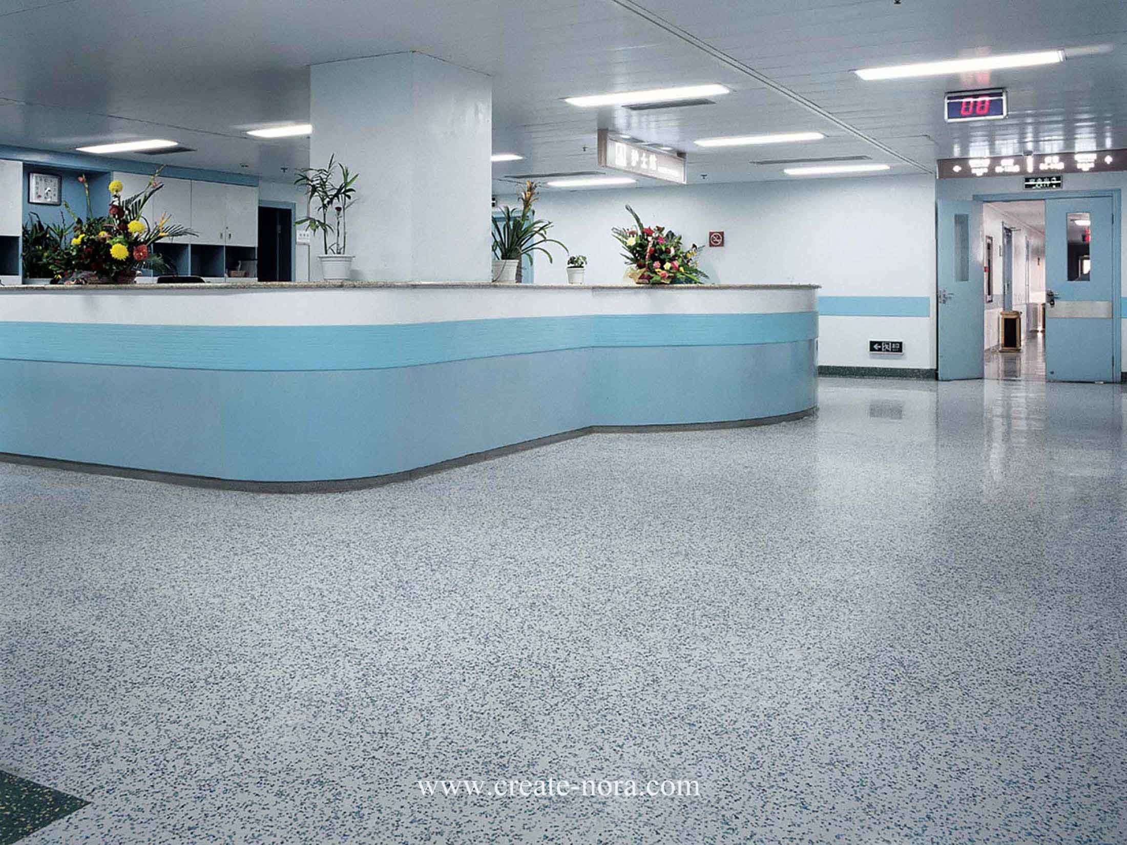 the photo of nora rubber flooring in West China Hospital 8